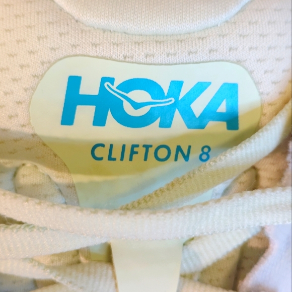 HOKA Blue and Yellow Running Shoes - Picture 8 of 9